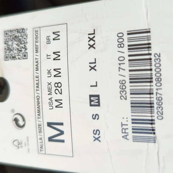 Zara Flowing Paisley Print Blazer M - Picture 16 of 16